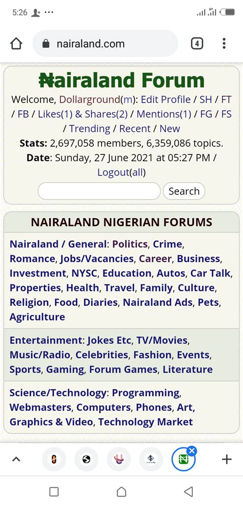 nairaland forum